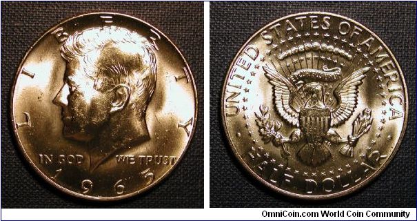 1965 Kennedy Half Dollar