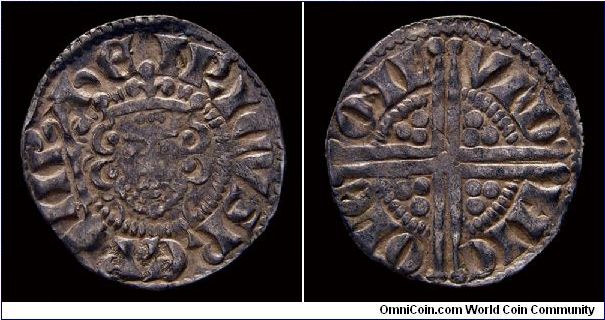 1247-1272 Henry III Silver Penny
Longcross, London mint. From the Colchester Hoard.