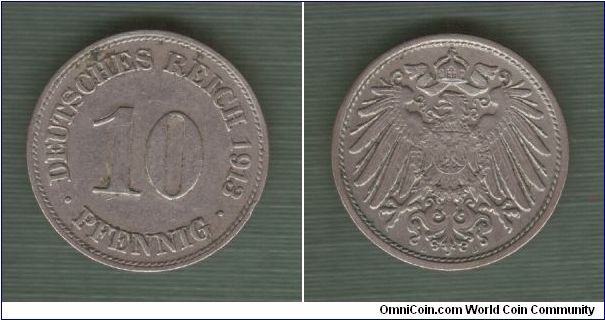 10 Pfennig - Copper-Nickel