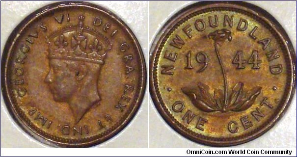 1944C Cent - Newfoundland