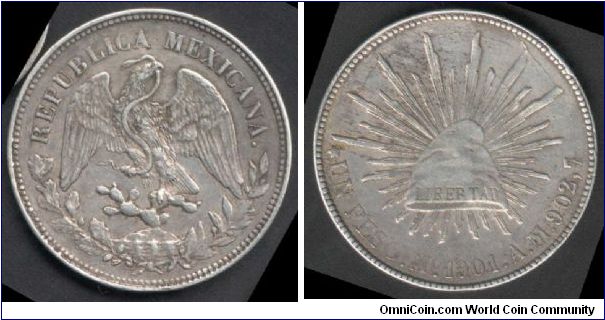 ONE PESO ISSUED 1901  , FOR SALE TO TOP PRICE