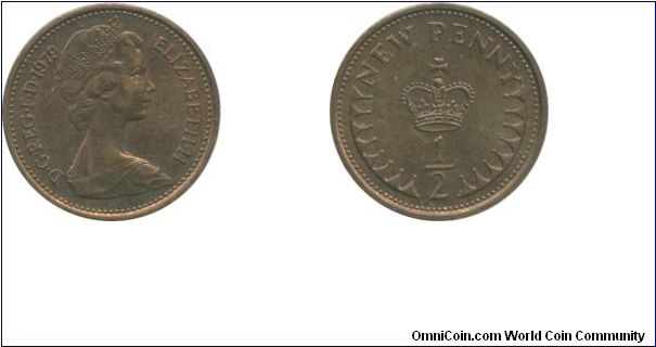 1979 Half Penny