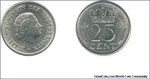 1963 Twenty-Five Cent