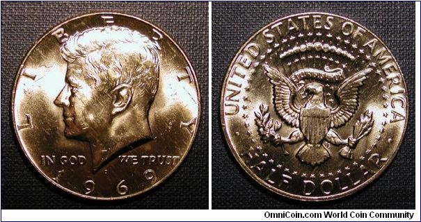 1969-D Kennedy Half Dollar