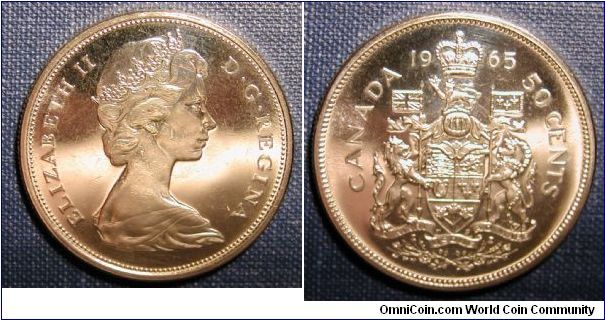 1965 Canada 50 Cents