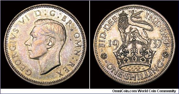 1937 GB One Shilling, George VI.


From 1937 Specimen Set.