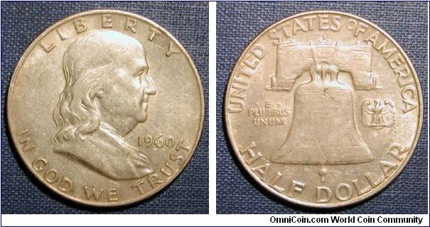 1960-D Franklin Half Dollar