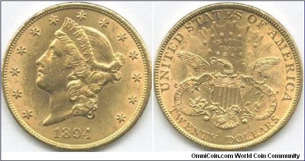 $20 Liberty 1894