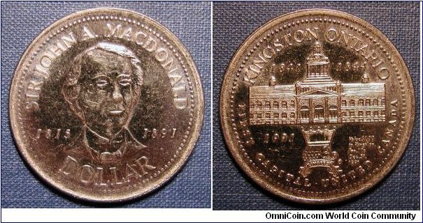 1991 Canada Kingston Trade Dollar