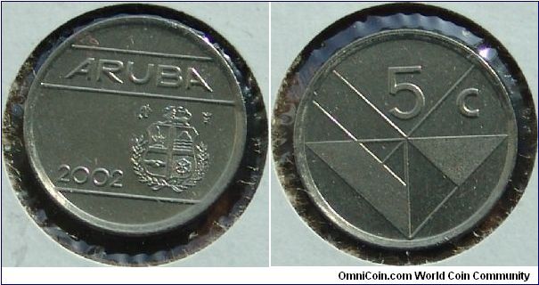5 Cent Aruba 2002