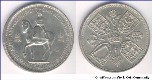 5 Shillings Great Britain 1953