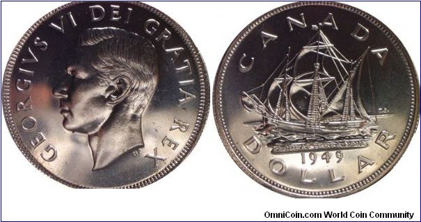 Canada 1949 dollar
