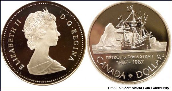 Canadian dollar Detroit in Davis Strait