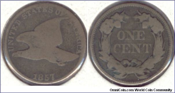 Flying Eagle Cent USA 1857