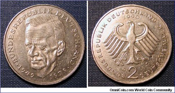 1990 Germany 2 Marks