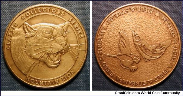 2004 Field & Stream Mountain Lion Medal