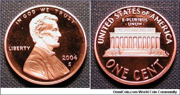 2004-S Lincoln Cent Proof