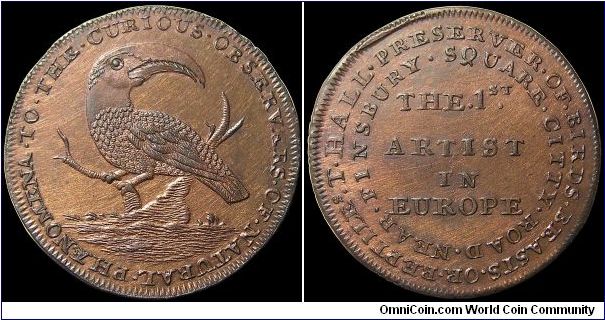 1/2 Penny Conder token, circa 1795                                                                                                                                                                                                                                                                                                                                                                                                                                                                                  