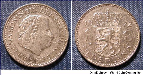 1972 The Netherlands 1 Gulden