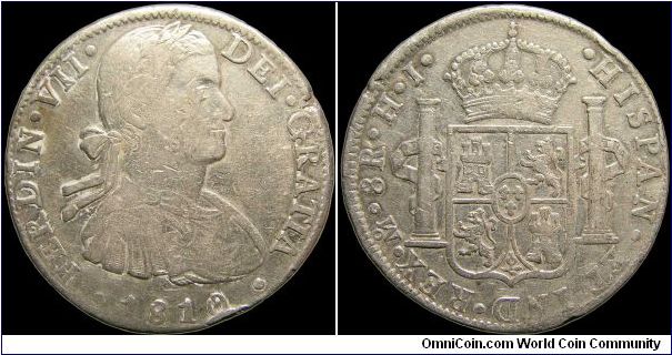 8 Reales, Mexico City mint.                                                                                                                                                                                                                                                                                                                                                                                                                                                                                         