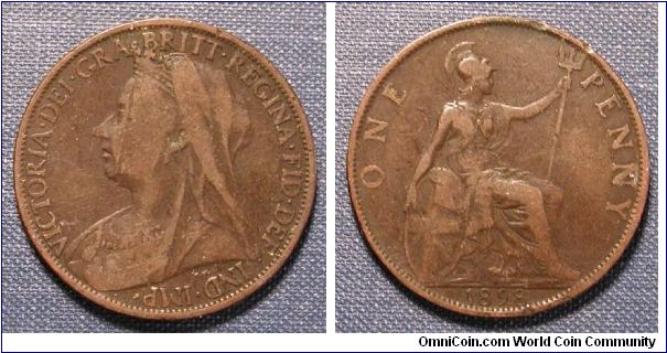 1898 Great Britain Penny