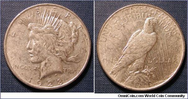 1923-D Peace Dollar