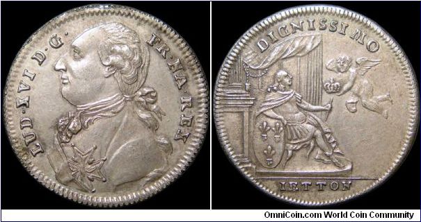 Louis XVI, France.

Extremely scarce in silver.                                                                                                                                                                                                                                                                                                                                                                                                                                                                   