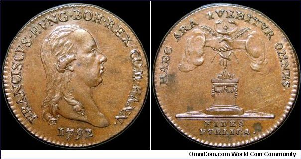 Possibly a coronation medal. Certainly Francis II (I) of Austria.                                                                                                                                                                                                                                                                                                                                                                                                                                                   