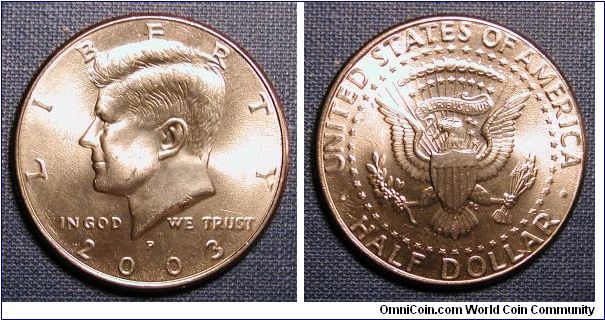 2003-D Kennedy Half Dollar