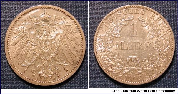 1909-A Germany 1 Mark