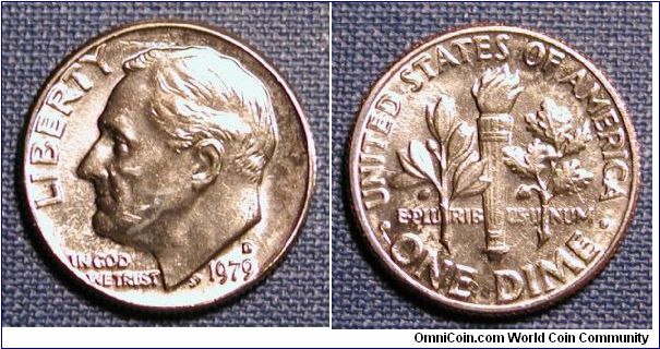 1979-D Roosevelt Dime