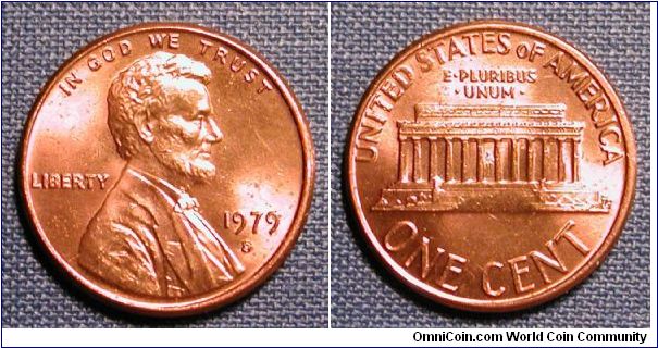 1979-D Lincoln Memorial Cent