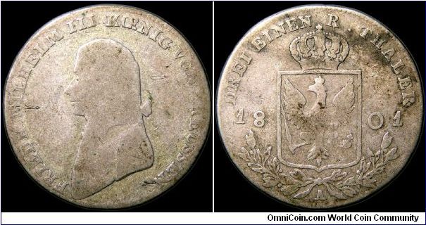 1/3 Thaler, Prussia.                                                                                                                                                                                                                                                                                                                                                                                                                                                                                                