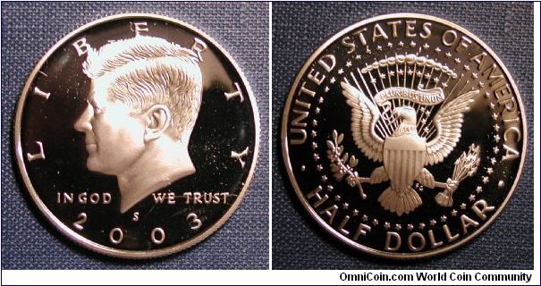 2003-S Kennedy Half Dollar Proof