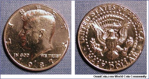 1987-P Kennedy Half Dollar