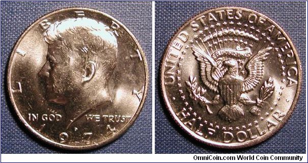 1974-D Kennedy Half Dollar