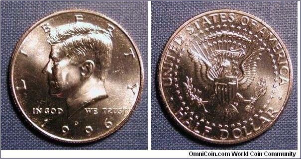 1996-D Kennedy Half Dollar