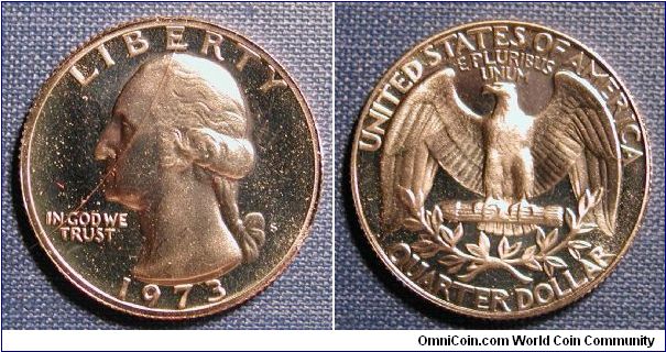 1973-S Washington Quarter Proof