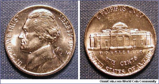 1973 Jefferson Nickel