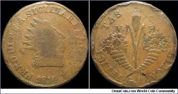 10 Grani, Kingdom of the Two Sicilies.

Not an easy coin to find in any grade.                                                                                                                                                                                                                                                                                                                                                                                                                                    