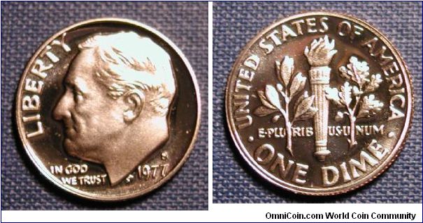 1977-S Roosevelt Dime Proof