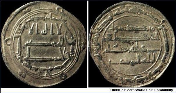 Dirhem, Madinat-al-Salam 159AH(Calif Al-Mahdi 775-785)