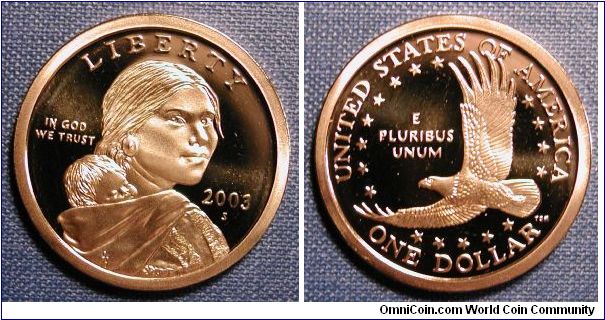 2003-S Sacagawea Dollar Proof