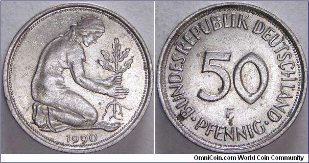 50 Pfennig.                                                                                                                                                                                                                                                                                                                                                                                                                                                                                                         