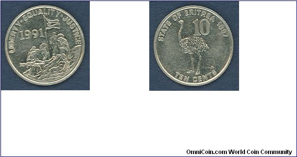 ten cents, 1991
