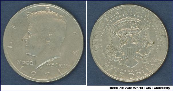 half dollar, 1971