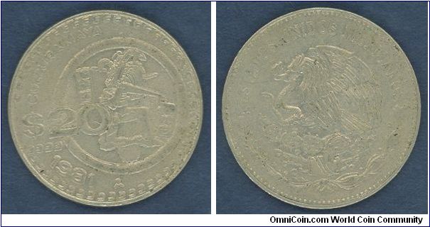 20 pesos, 1981