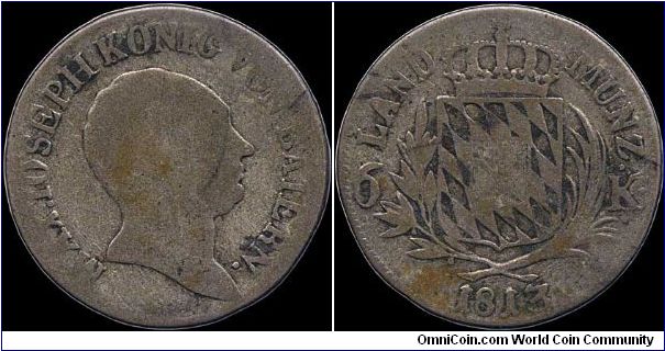6 Kreuzer, Bavaria.

This is actually VG or better for this series. The portrait wore flat when someone looked at the coin and they circulated heavily.                                                                                                                                                                                                                                                                                                                                                           