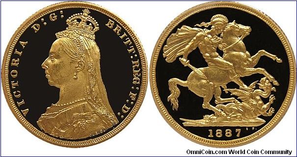 1887 Proof Sovereign