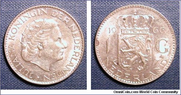 1966 The Netherlands 1 Gulden